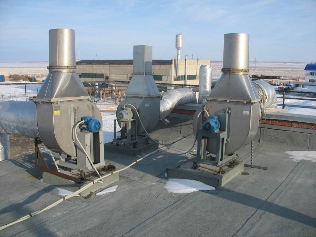 Особенности установки вентиляторов дымоудаления на крышах. Требования к системам