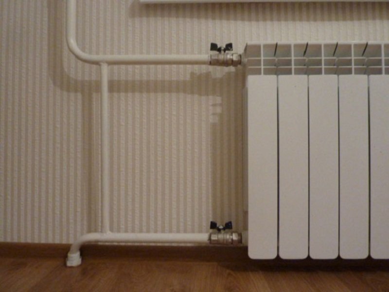 Схема подключения радиатора отопления 