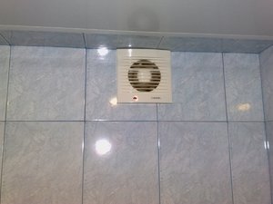 Электровытяжка для ванной комнаты