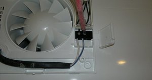 Схема установки вентилятора к выключателю