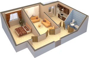 Объем и квадратные метры квартиры